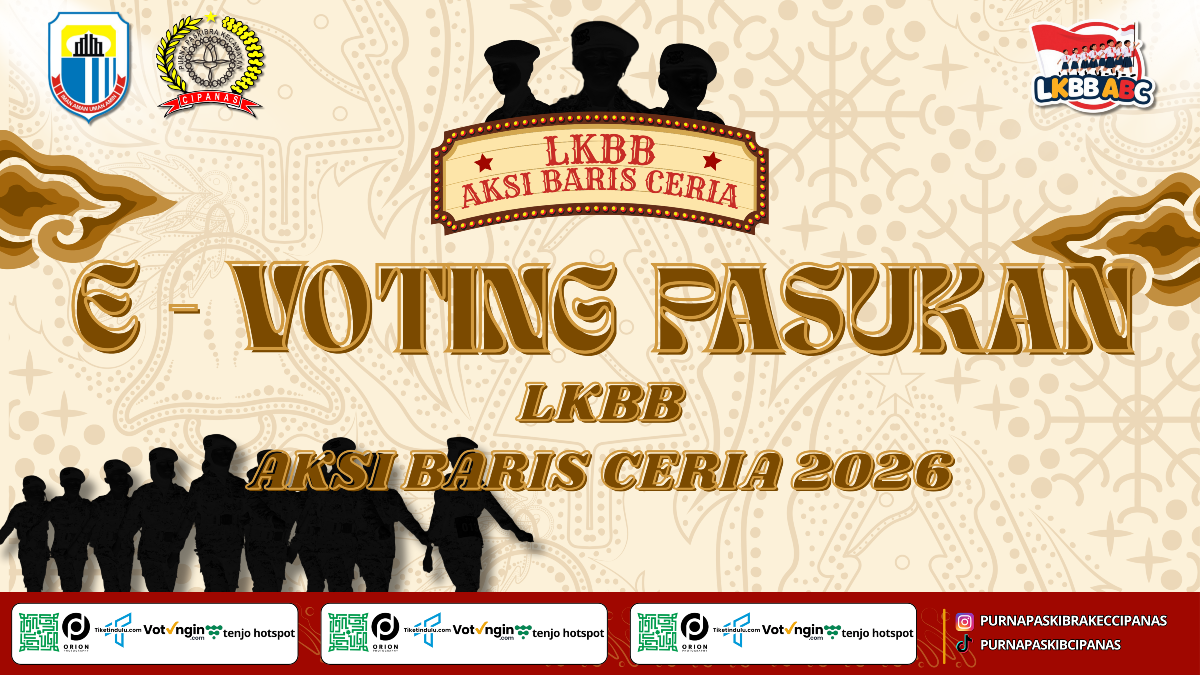 Banner event LKBB Aksi Baris Ceria