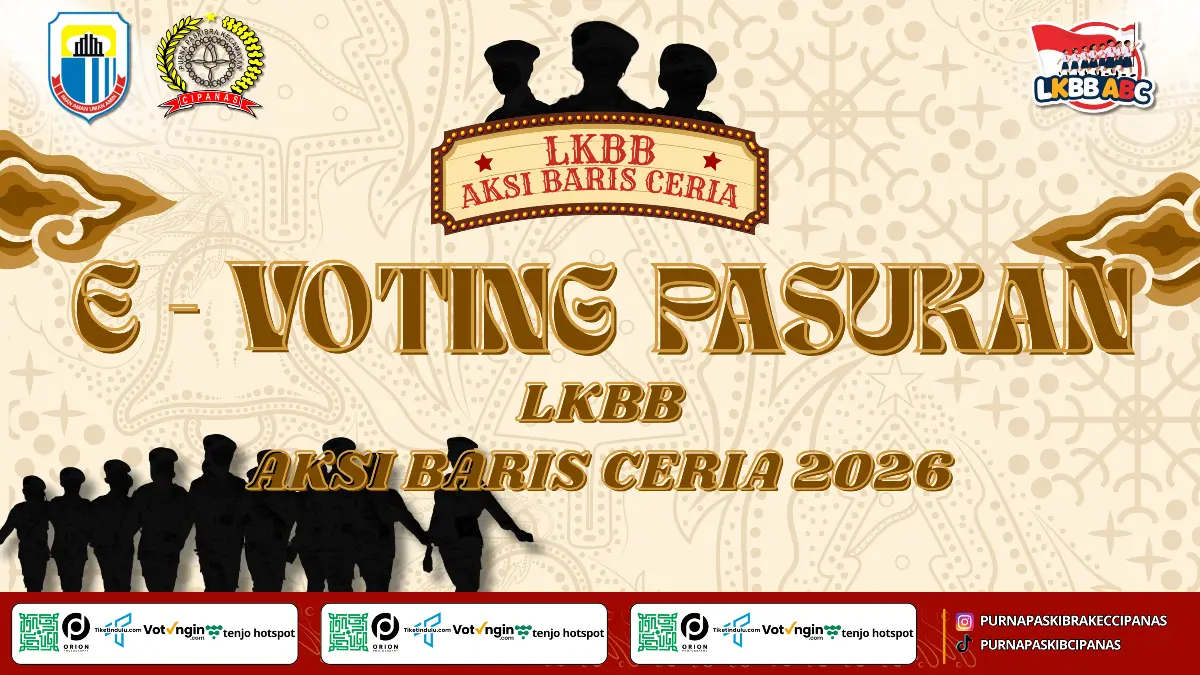 Banner event LKBB Aksi Baris Ceria