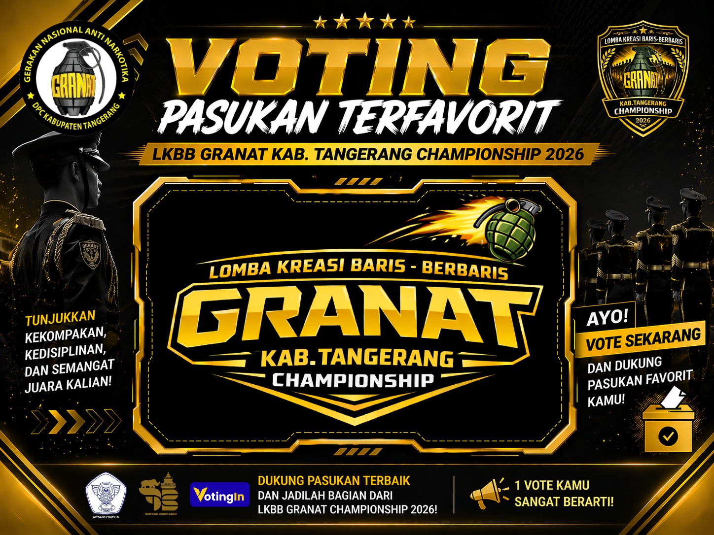 Banner event LKBB GRANAT KAB. TANGERANG CHAMPIONSHIP 2026