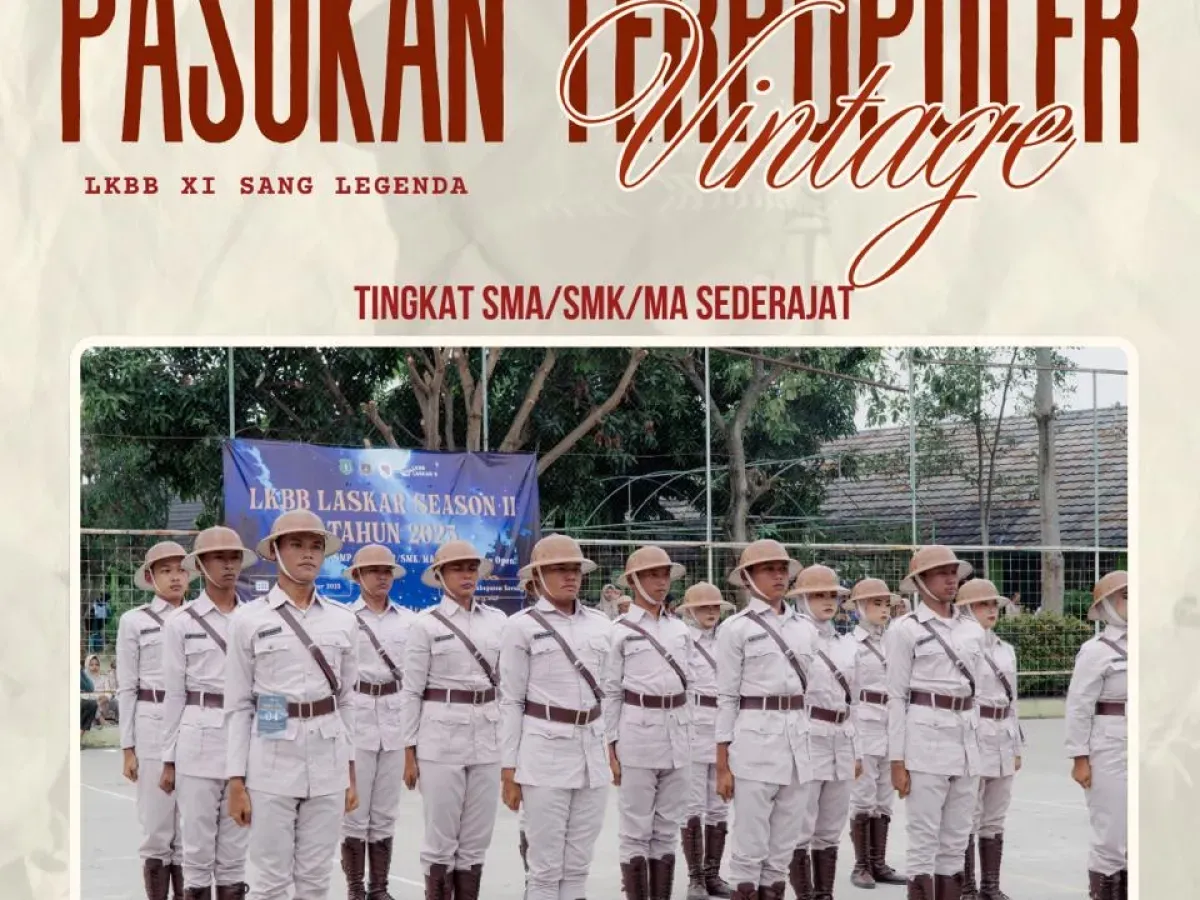 Foto peserta SMAN 4 KOTA SERANG (A) - LKBB XI SANG LEGENDA