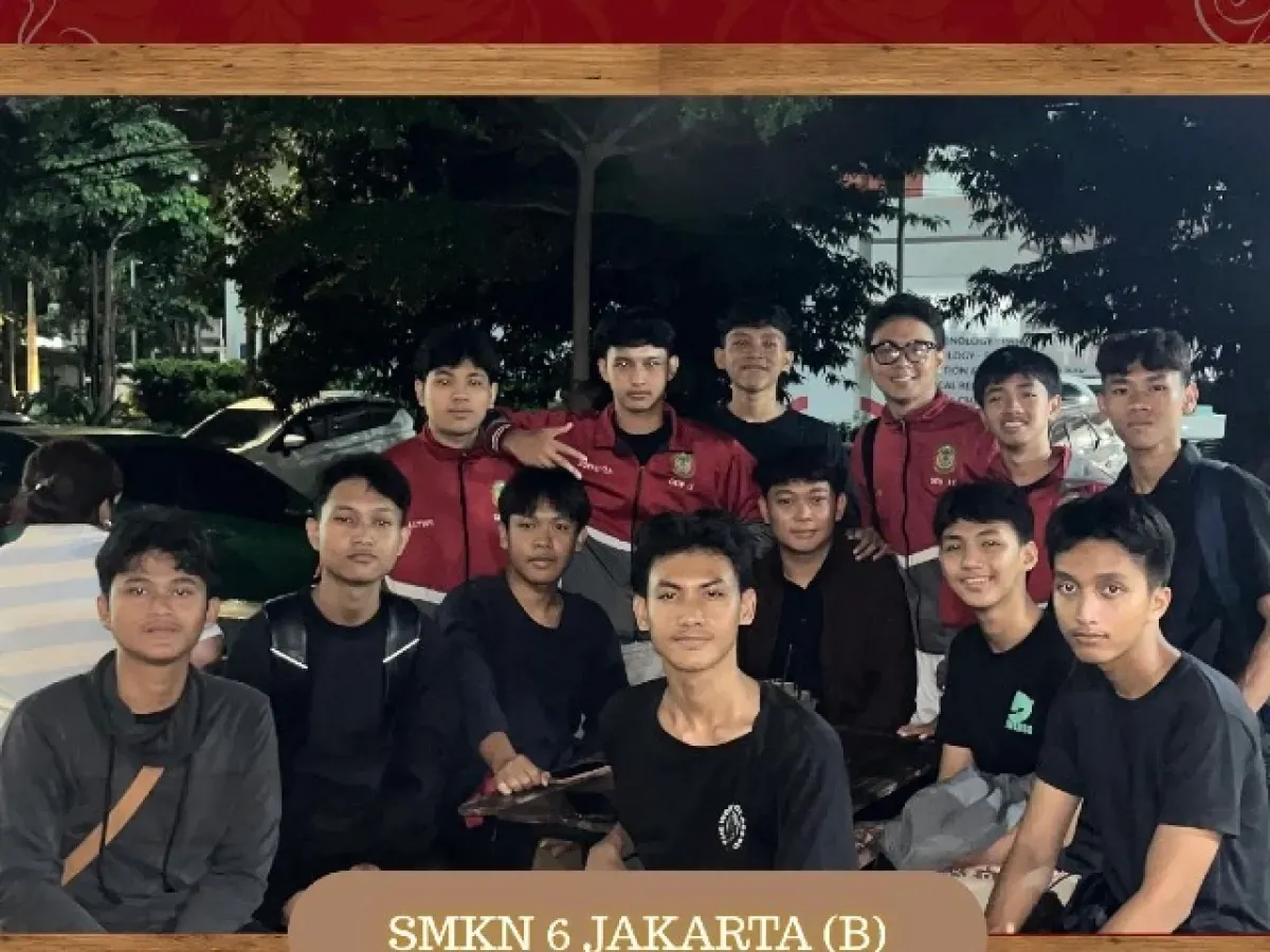 Foto peserta SMKN 6 JAKARTA (B) - LKBB RAJAPATI