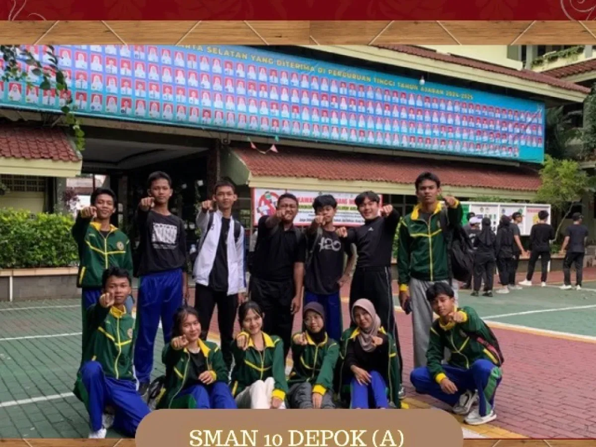 Foto peserta SMAN 10 DEPOK (A) - LKBB RAJAPATI
