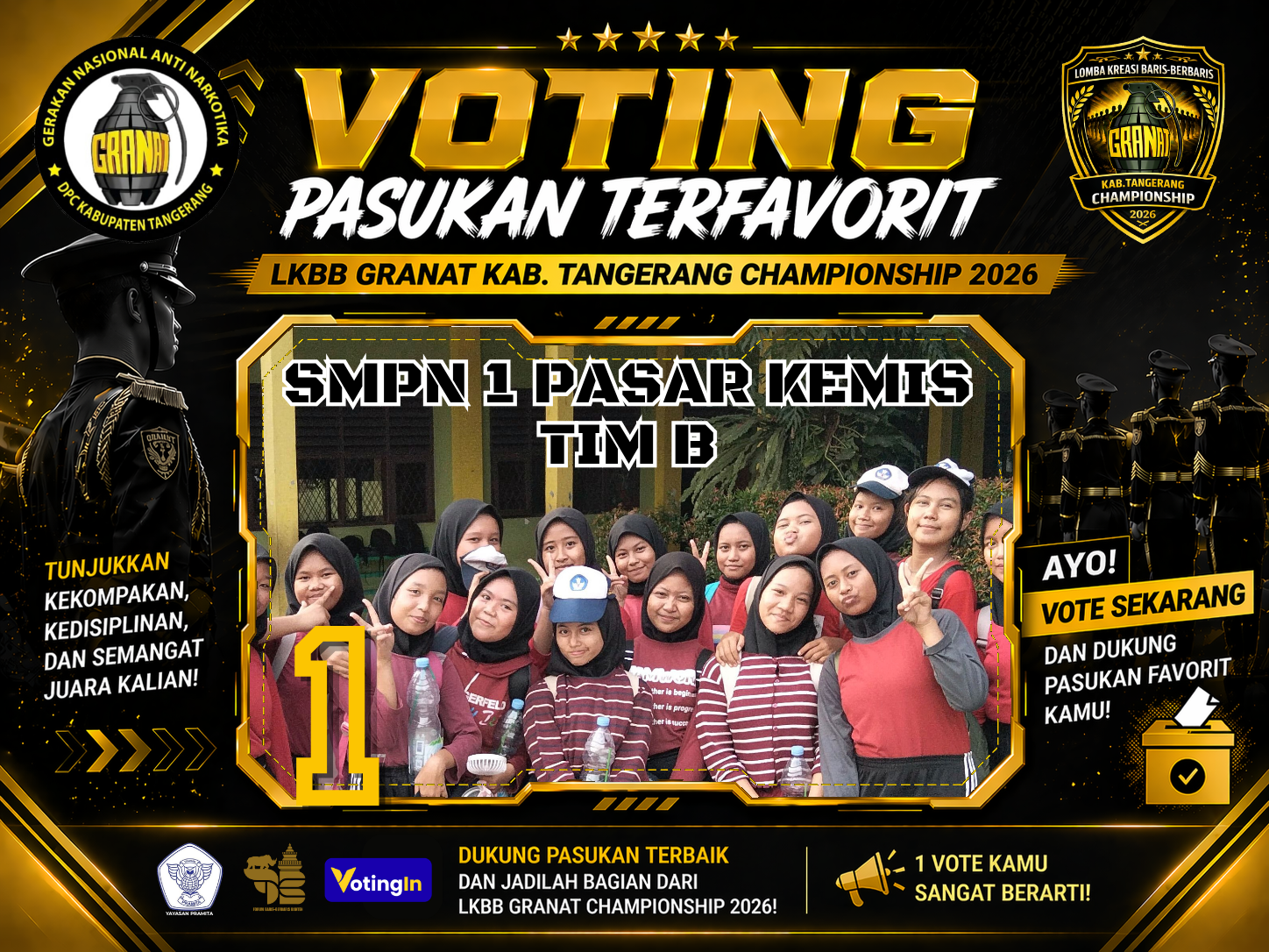 SMPN 1 PASAR KEMIS TIM B